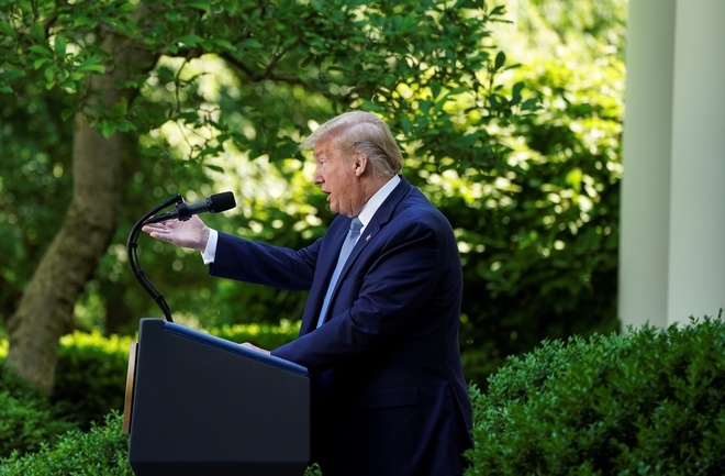 TT Trump nói sẽ cân nhắc nối lại một phần tài trợ cho WHO tt trump noi se can nhac noi lai mot phan tai tro cho who