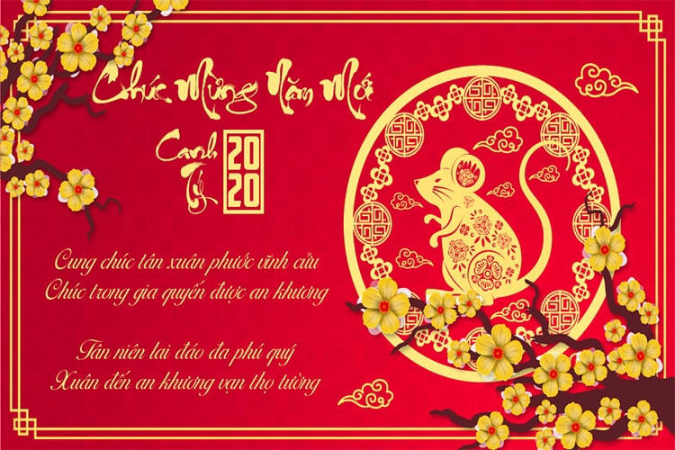 Lời chúc Tết hay nhất 2020 và thiệp chúc mừng năm mới xuân Canh Tý đẹp nhất loi chuc tet hay nhat 2020 va thiep chuc mung nam moi xuan canh ty dep nhat