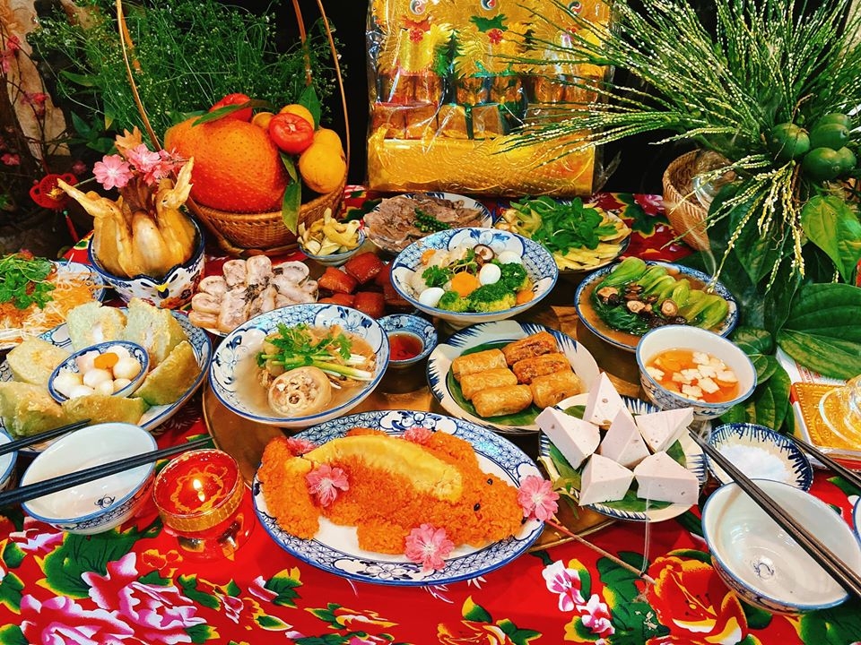 Mâm cỗ ngày Tết đơn giản cần những món ăn gì? mam co ngay tet don gian can nhung mon an gi