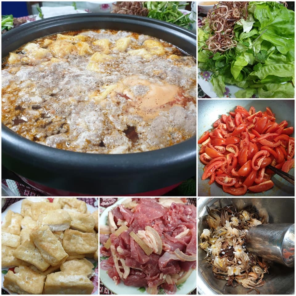 Lẩu riêu cua đồng, lẩu Thái chua cay sau những ngày Tết ăn bánh chưng, thịt gà lau rieu cua dong lau thai chua cay sau nhung ngay tet an banh chung thit ga