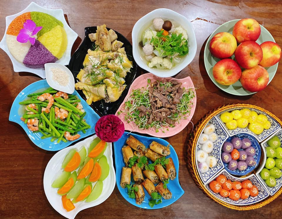 Mâm cúng Rằm tháng Giêng Canh Tý đẹp mắt và hấp dẫn mam cung ram thang gieng canh ty dep mat va hap dan
