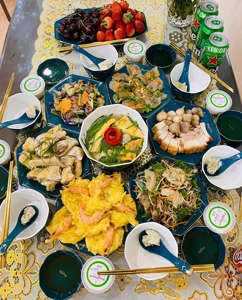 Mâm cúng Rằm tháng Giêng Canh Tý đẹp mắt và hấp dẫn mam cung ram thang gieng canh ty dep mat va hap dan