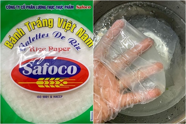 Mách bạn cách làm bánh cuốn từ bánh tráng khô, không cần dùng bột mach ban cach lam banh cuon tu banh trang kho khong can dung bot