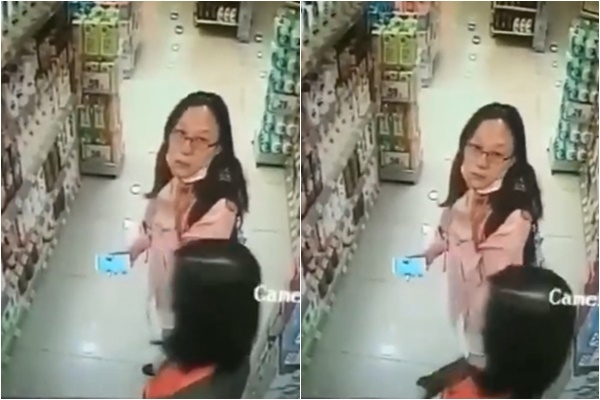 Người phụ nữ tháo khẩu trang rồi nhổ nước bọt vào nhân viên bán hàng gây phẫn nộ nguoi phu nu thao khau trang roi nho nuoc bot vao nhan vien ban hang gay phan no
