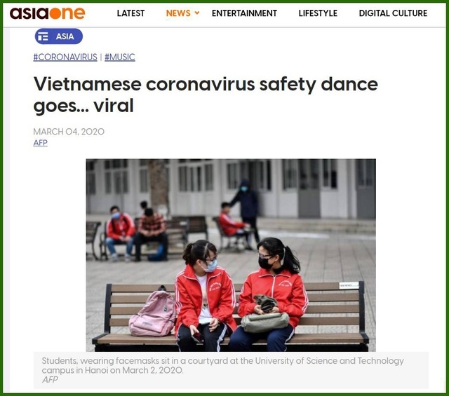 truyen thong quoc te dong loat de cap toi ca khuc ghen co vy cua viet nam