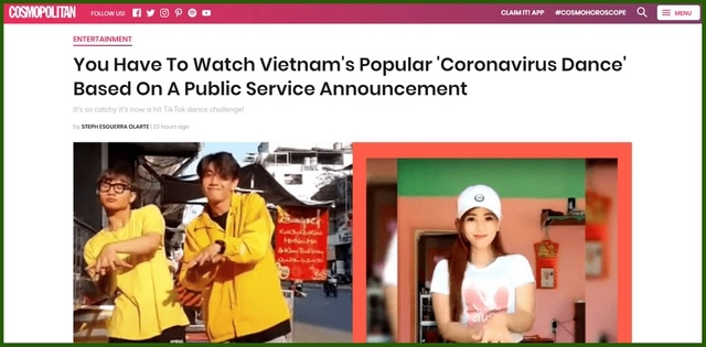 truyen thong quoc te dong loat de cap toi ca khuc ghen co vy cua viet nam