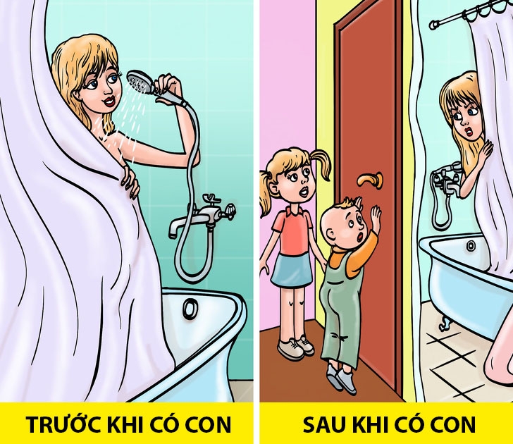 11 tình huống "không bao giờ trở lại như xưa" sau khi có con nhỏ 11 tinh huong khong bao gio tro lai nhu xua sau khi co con nho