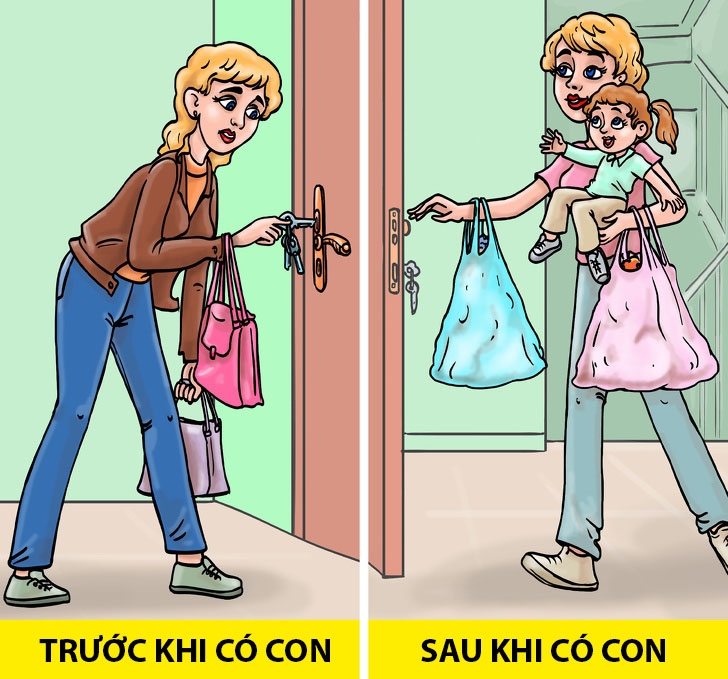 11 tình huống "không bao giờ trở lại như xưa" sau khi có con nhỏ 11 tinh huong khong bao gio tro lai nhu xua sau khi co con nho