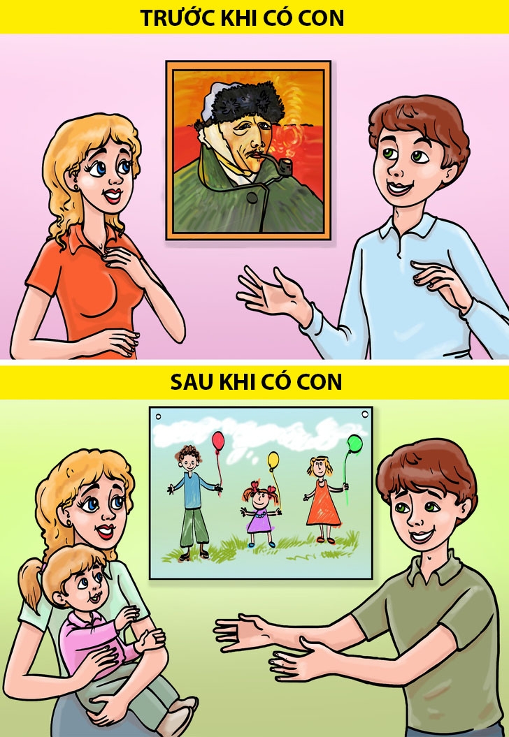 11 tình huống "không bao giờ trở lại như xưa" sau khi có con nhỏ 11 tinh huong khong bao gio tro lai nhu xua sau khi co con nho