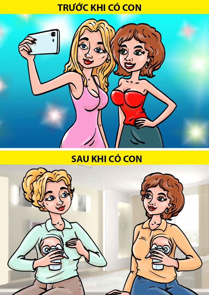 11 tình huống "không bao giờ trở lại như xưa" sau khi có con nhỏ 11 tinh huong khong bao gio tro lai nhu xua sau khi co con nho