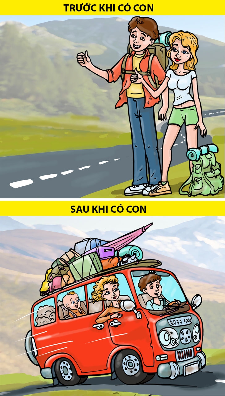 11 tình huống "không bao giờ trở lại như xưa" sau khi có con nhỏ 11 tinh huong khong bao gio tro lai nhu xua sau khi co con nho