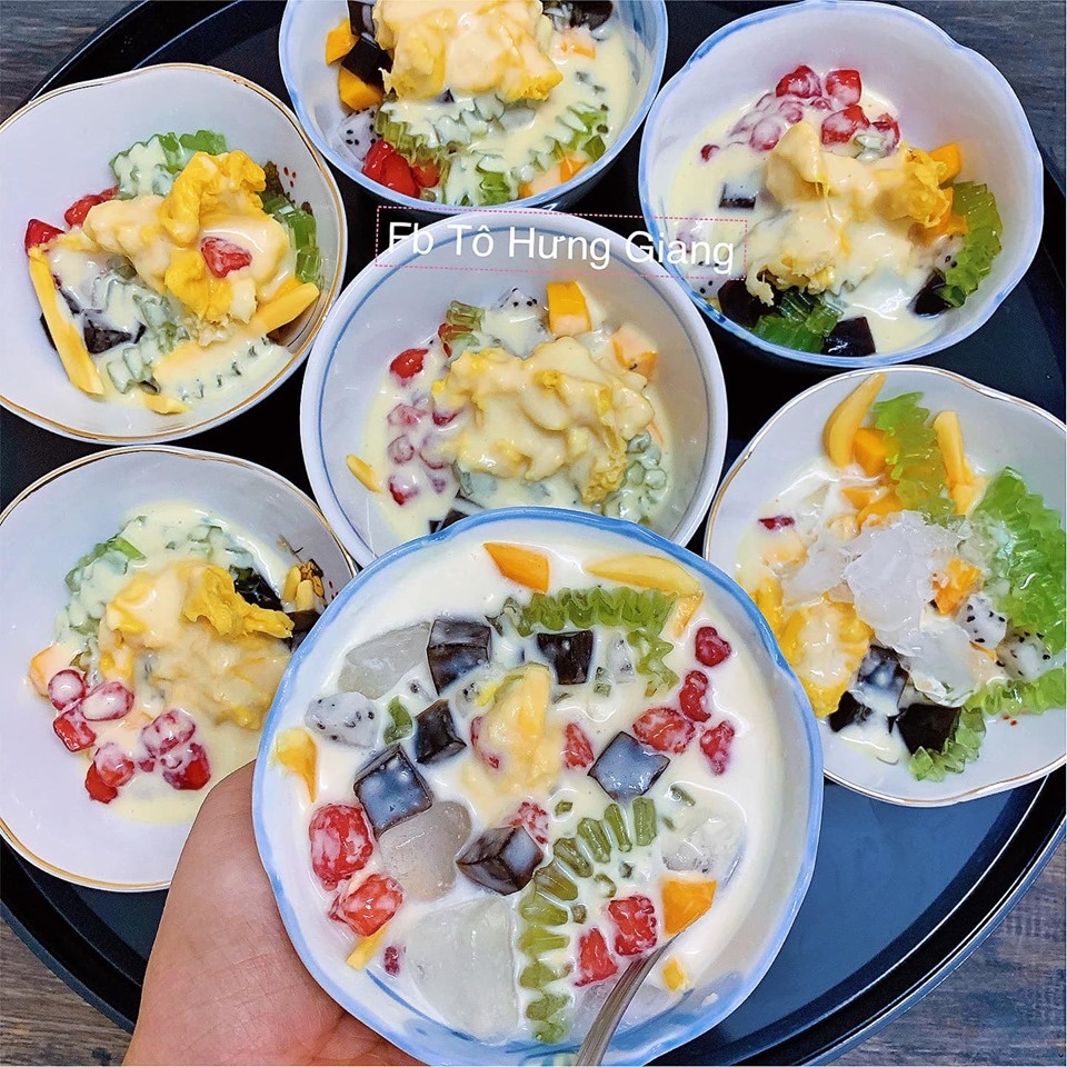 Món ngon dễ làm: Phở gà và chè sầu riêng sương sa hạt lựu mon ngon de lam pho ga va che sau rieng suong sa hat luu