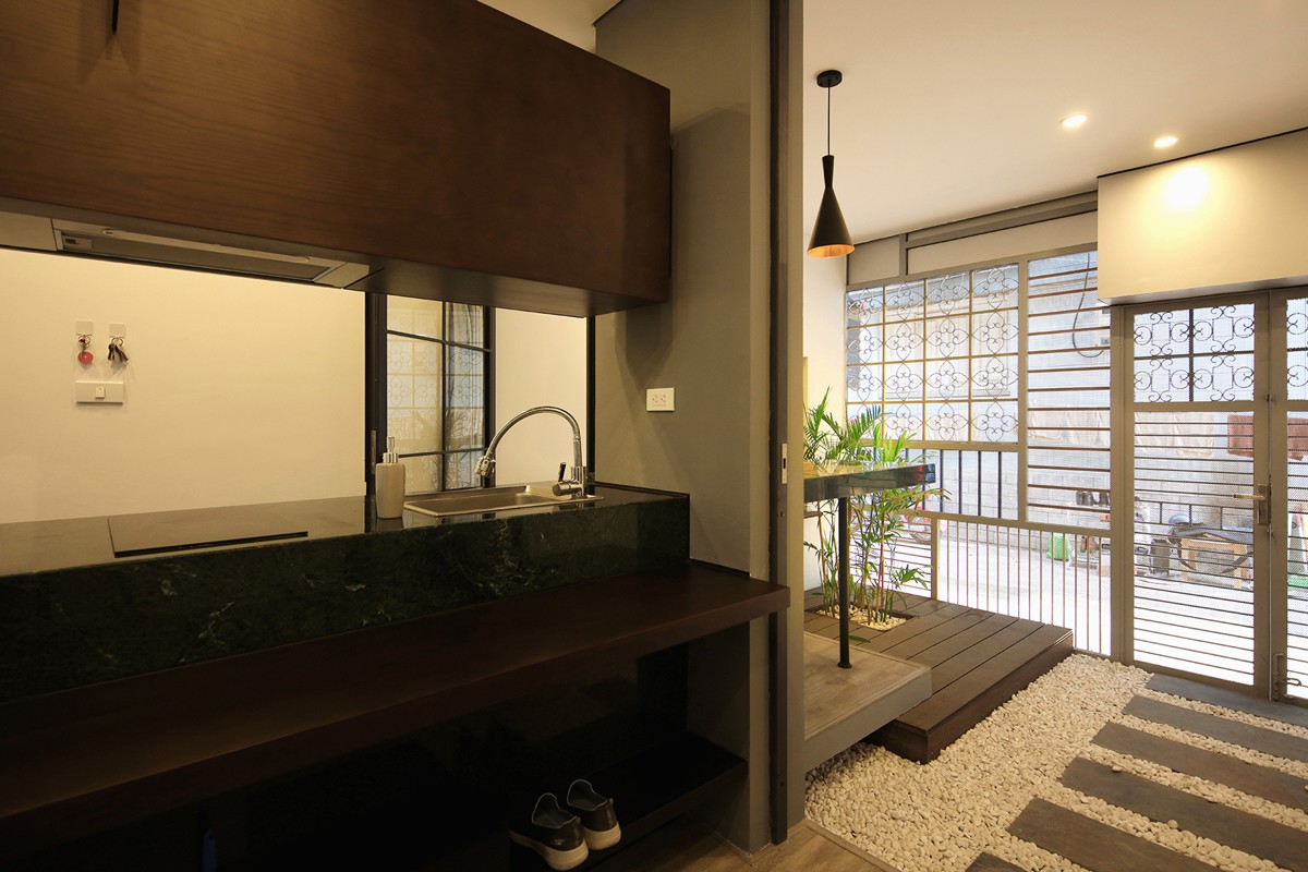 Nhà tập thể cơi nới trông như phòng khách sạn sau khi sửa nha tap the coi noi trong nhu phong khach san sau khi sua