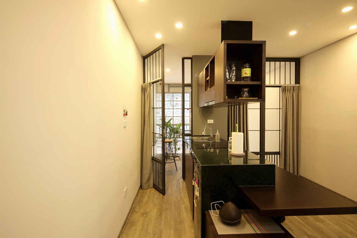 Nhà tập thể cơi nới trông như phòng khách sạn sau khi sửa nha tap the coi noi trong nhu phong khach san sau khi sua