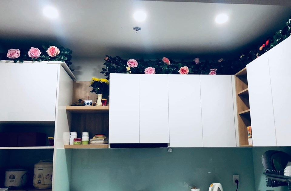 Căn bếp trong mơ tông màu pastel của cô gái "thương bếp như thương bản thân mình" can bep trong mo tong mau pastel cua co gai thuong bep nhu thuong ban than minh