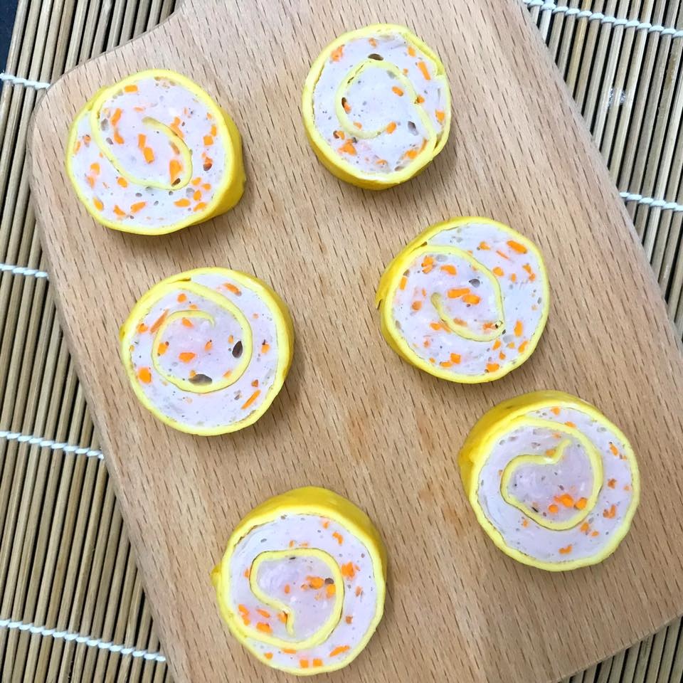 Món ngon dễ làm: Trứng cuộn thịt hấp ăn kèm rau bắp cải mon ngon de lam trung cuon thit hap an kem rau bap cai