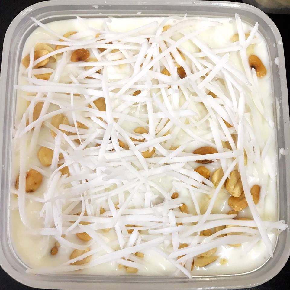 mon ngon de lam lam kem chuoi dua mat lanh sieu ngon