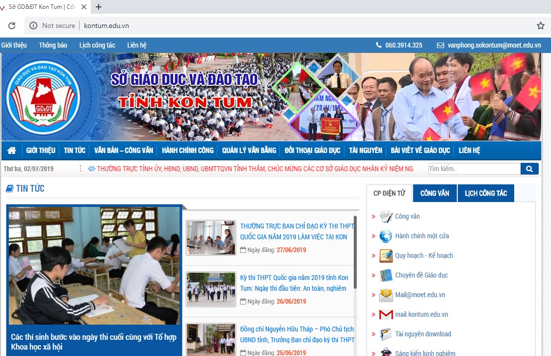 Tra cứu điểm thi THPT quốc gia 2019 ở Kon Tum tra cuu diem thi thpt quoc gia 2019 o kon tum