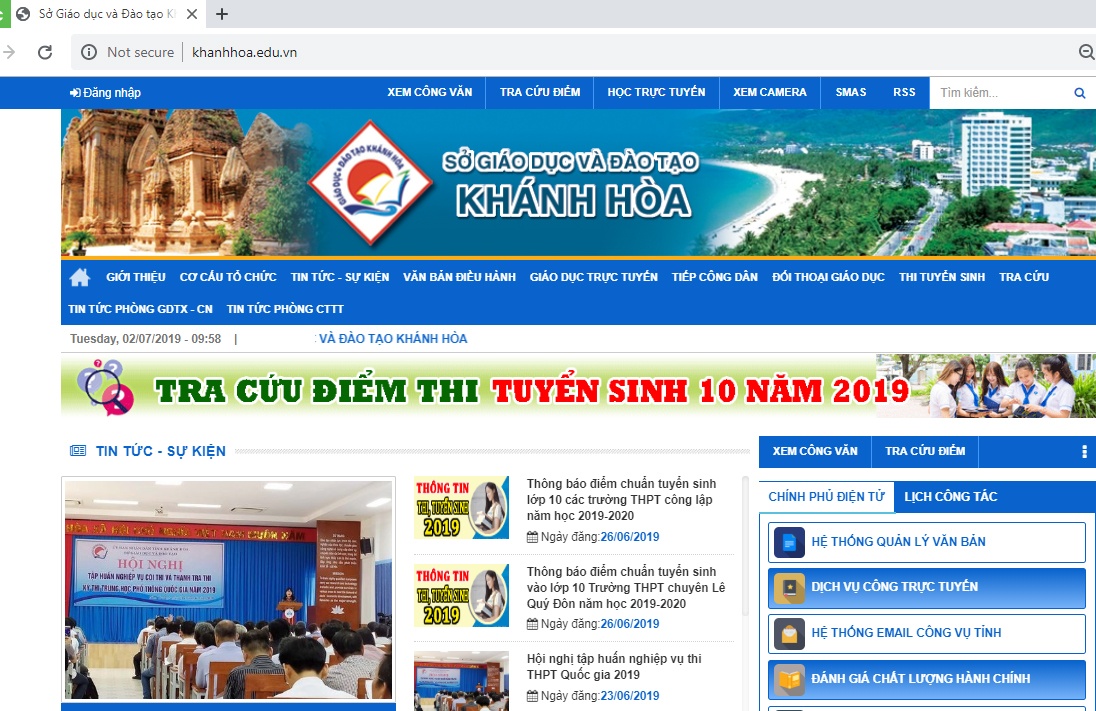 Tra cứu điểm thi THPT quốc gia 2019 ở Khánh Hòa tra cuu diem thi thpt quoc gia 2019 o khanh hoa