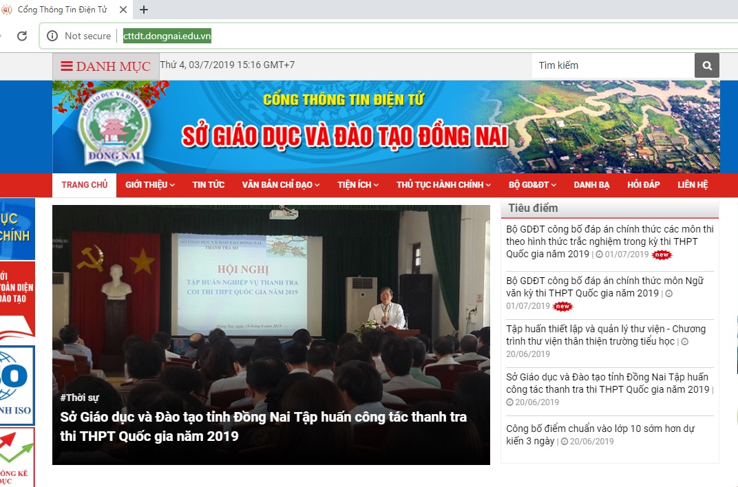 tra cuu diem thi thpt quoc gia 2019 o dong nai
