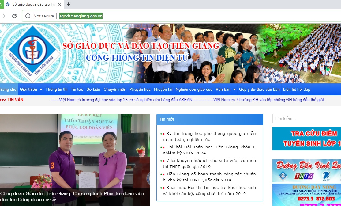 Tra cứu điểm thi THPT quốc gia 2019 tỉnh Tiền Giang tra cuu diem thi thpt quoc gia 2019 tinh tien giang