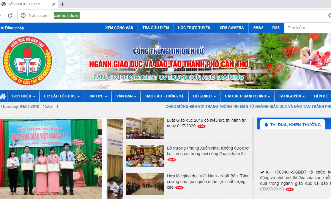 Tra cứu điểm thi THPT quốc gia 2019 ở Cần Thơ tra cuu diem thi thpt quoc gia 2019 o can tho