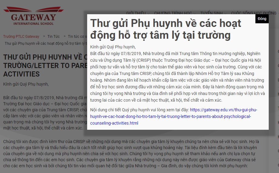 Tranh cãi xoay quanh việc tổ chức lễ tưởng niệm bé lớp 1 ở cổng trường Gateway tranh cai xoay quanh viec to chuc le tuong niem be lop 1 o cong truong gateway
