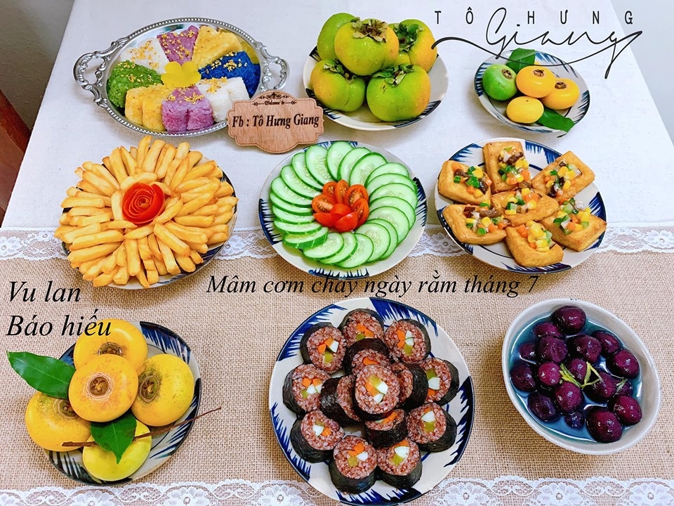 Gợi ý làm mâm cỗ chay cúng rằm tháng 7 đầy đủ nhất goi y lam mam co chay cung ram thang 7 day du nhat
