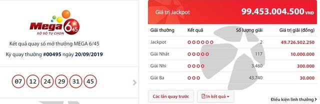Vietlott "nổ" 100 tỷ, 2 người ở Đà Nẵng và An Giang đổi đời trung vietlott 100 ty 2 nguoi o da nang va an giang doi doi