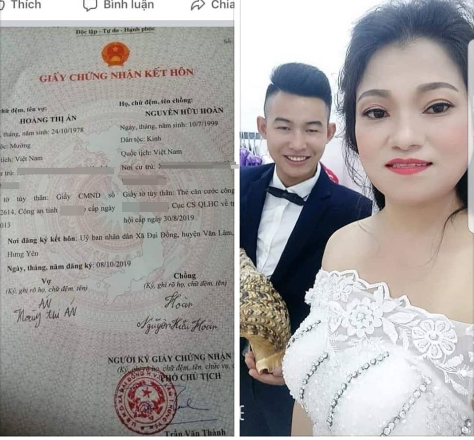 Vợ 41 tuổi, chồng 20 tuổi: Tỏ tình sau 10 ngày quen biết, vượt qua nhiều dị nghị để đến được với nhau vo 41 tuoi chong 20 tuoi to tinh sau 10 ngay quen biet vuot qua nhieu di nghi de den duoc voi nhau