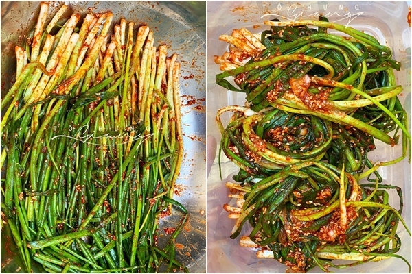 Cách làm kim chi hành lá chuẩn vị Hàn Quốc cach lam kim chi hanh la chuan vi han quoc