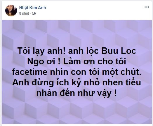 Chồng cũ Nhật Kim Anh: 'Những lúc con bệnh nằm viện, cô ấy đang ở đâu?' chong cu nhat kim anh nhung luc con benh nam vien co ay dang o dau
