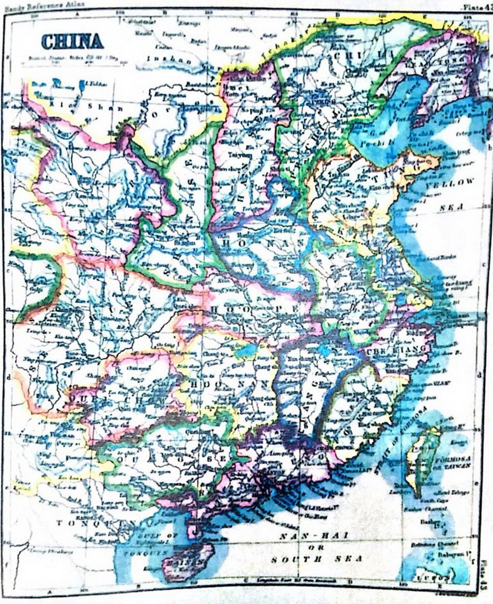 Bản đồ Trung Quốc do phương Tây vẽ khẳng định Trung Quốc không có Hoàng Sa và Trường Sa ban do trung quoc do phuong tay ve khang dinh trung quoc khong co hoang sa va truong sa