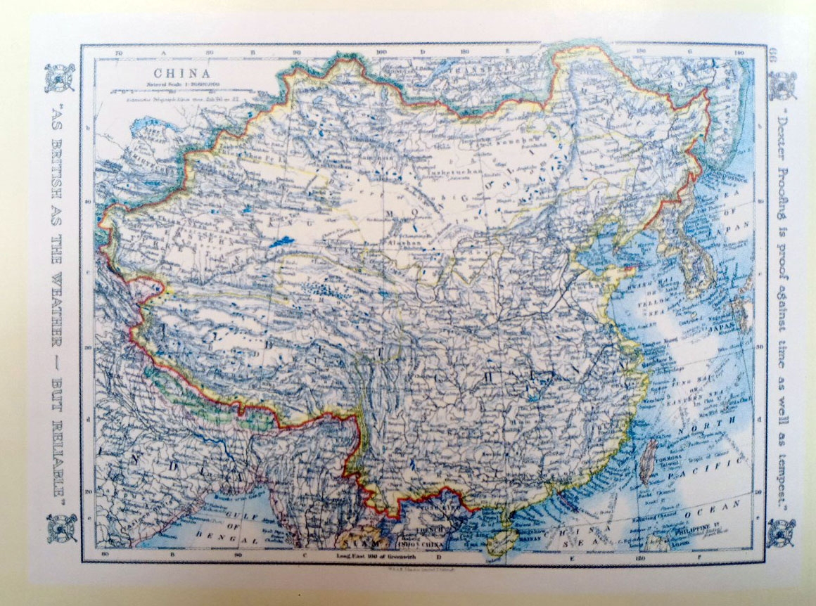 Bản đồ Trung Quốc do phương Tây vẽ khẳng định Trung Quốc không có Hoàng Sa và Trường Sa ban do trung quoc do phuong tay ve khang dinh trung quoc khong co hoang sa va truong sa