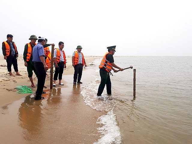 Đảo cát nổi giữa biển Hội An ngày càng tăng kích thước dao cat noi giua bien hoi an ngay cang tang kich thuoc