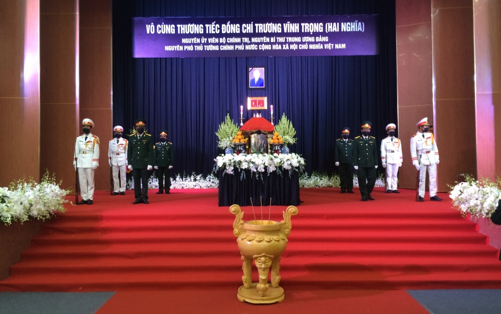 TƯỜNG THUẬT: Lễ tang cấp Nhà nước nguyên Phó Thủ tướng Trương Vĩnh Trọng TƯỜNG THUẬT: Lễ tang cấp Nhà nước nguyên Phó Thủ tướng Trương Vĩnh Trọng