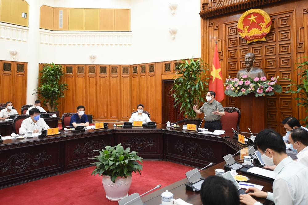 Thủ tướng Phạm Minh Chính nhắc nhở, chấn chỉnh nghiêm khắc các địa phương chưa làm tốt phòng chống dịch Thủ tướng Phạm Minh Chính nhắc nhở, chấn chỉnh nghiêm khắc các địa phương chưa làm tốt phòng chống dịch