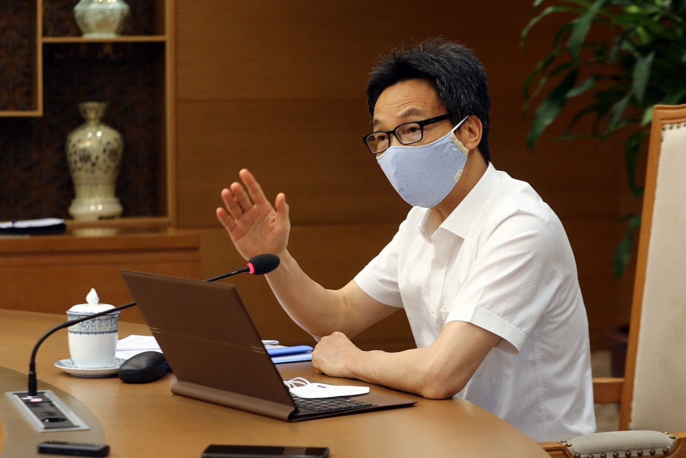 Phó Thủ tướng Vũ Đức Đam: 'Trong cộng đồng đã có mầm bệnh, phải sẵn sàng trực chiến’ Phó Thủ tướng Vũ Đức Đam: 'Trong cộng đồng đã có mầm bệnh, phải sẵn sàng trực chiến’
