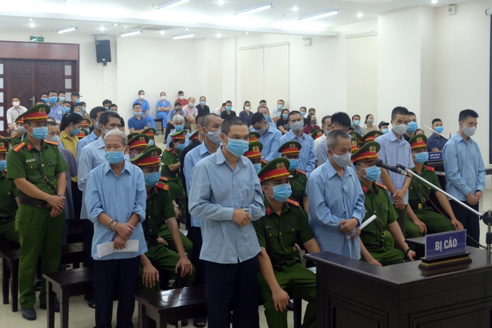 2 bị cáo trong vụ Đồng Tâm bị tuyên án tử hình Toà tuyên án tử hình 2 bị cáo trong vụ Đồng Tâm