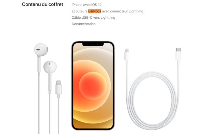 iPhone 12 chỉ được bán kèm tai nghe duy nhất ở Pháp iPhone 12 chỉ được bán kèm tai nghe duy nhất ở Pháp