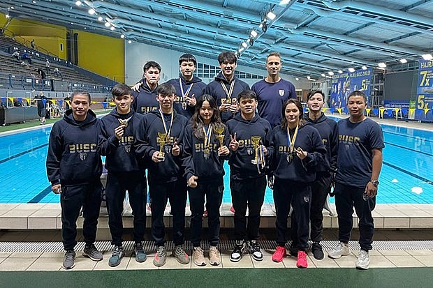 Vietnamese swimmers are training in Hungary. Photo: webthethao.vn Vietnamese swimmers are training in Hungary. Photo: webthethao.vn