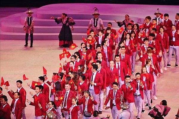 The Vietnamese delegation will attend all sport events at the SEA Games 31, which will last from May 12-23. Photo: VNA The Vietnamese delegation will attend all sport events at the SEA Games 31, which will last from May 12-23. Photo: VNA