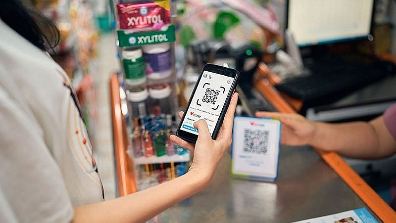 QR code payment is becoming more and more popular in Vietnam. Photo: Quynh Anh QR code payment is becoming more and more popular in Vietnam. Photo: Quynh Anh