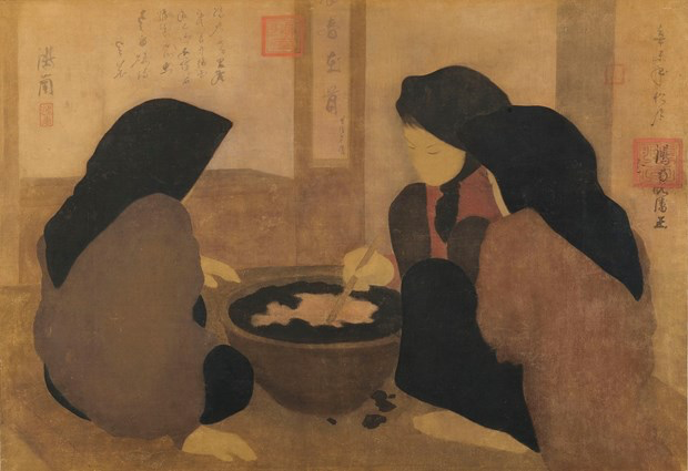 Another Vietnamese painting sold for million dollars in Hong Kong Another Vietnamese painting sold for million dollar in Hong Kong