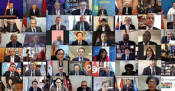 Participants at the meeting. Photo: UN