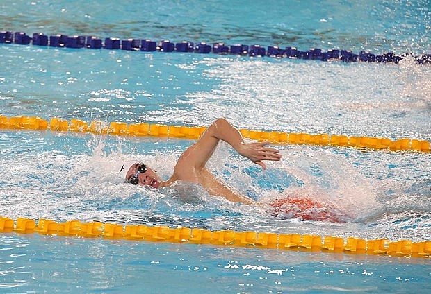 Vietnamese No.1 swimmer Nguyen Huy Hoang. Photo: VNA