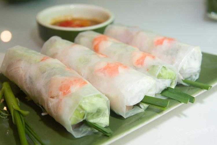 Goi Cuon is usually served as a starter in Vietnamese restaurants © Tochim/Shutterstock Goi Cuon is usually served as a starter in Vietnamese restaurants © Tochim/Shutterstock