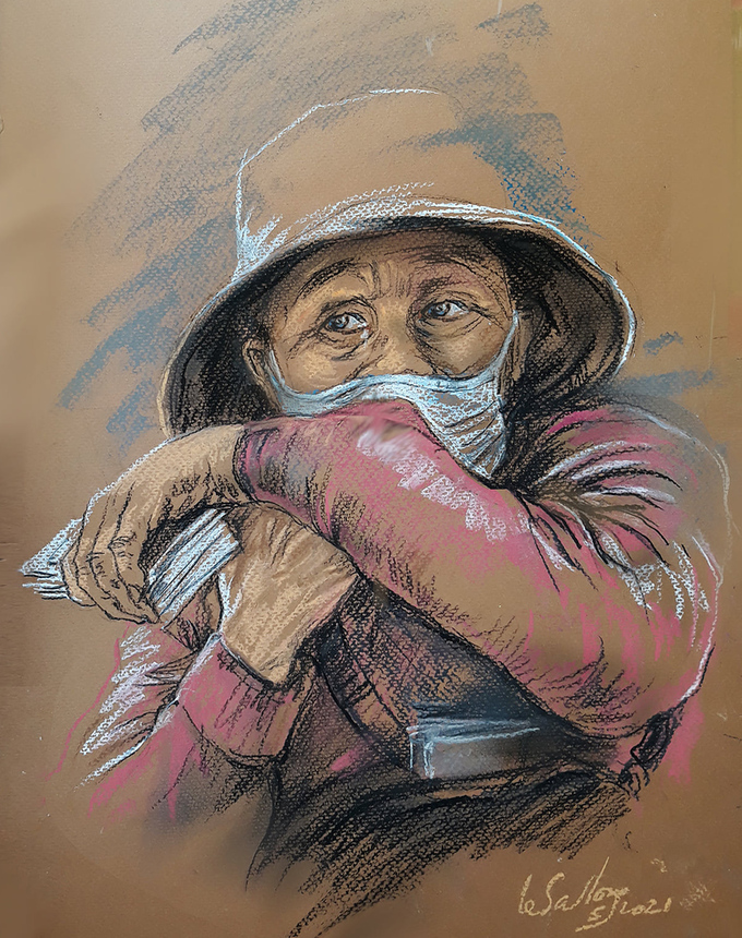 In Photos: touching sketches of Saigon during social distancing
