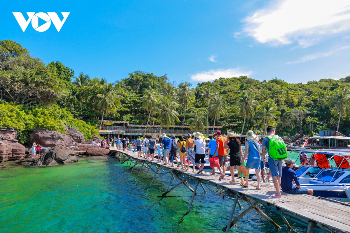 Phu Quoc is one of the most dynamic tourist areas in the country. Photo: VOV Phu Quoc is one of the most dynamic tourist areas in the country. Photo: VOV