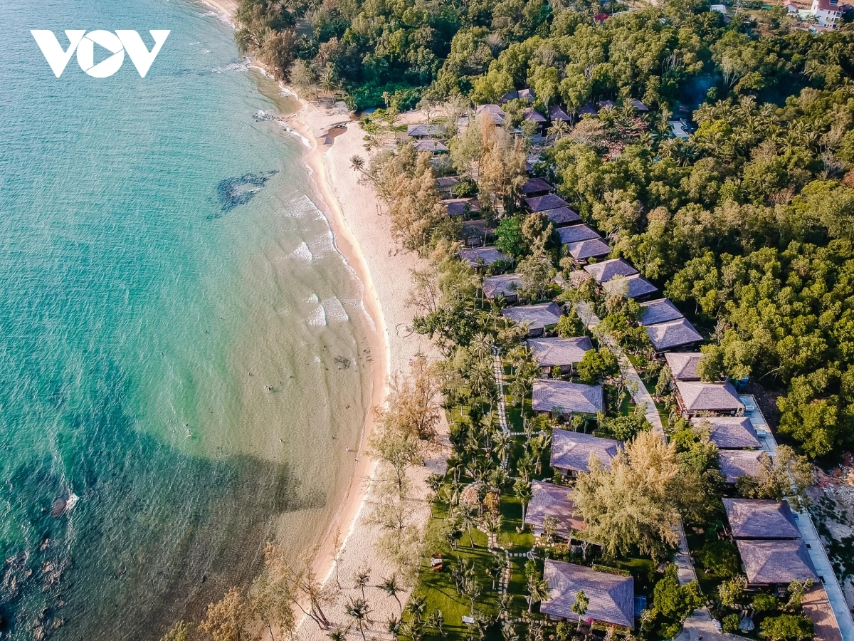 Ong Lang beach in Phu Quoc. Photo: VOV Ong Lang beach in Phu Quoc. Photo: VOV